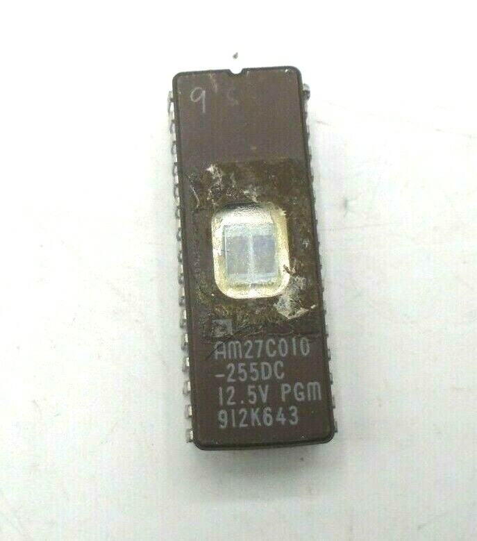 AM27C010-255DC 12.5V PGM912K643 Integrated Circuit Lot of 4 Advanced Micr Device