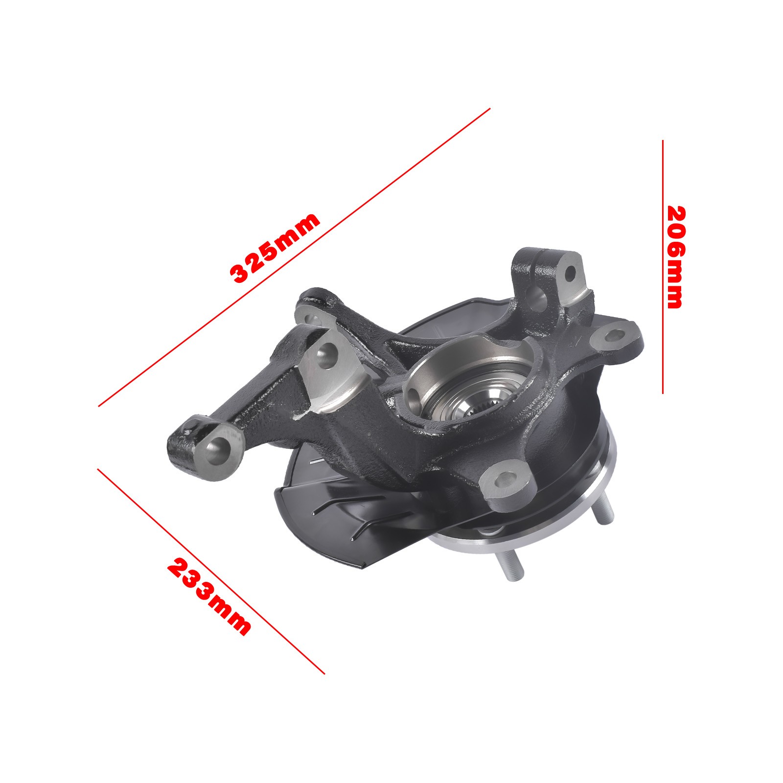 Front Right Steering Knuckle Assembly Fits for Kia Soul Hatchback 1.6L 2.0L