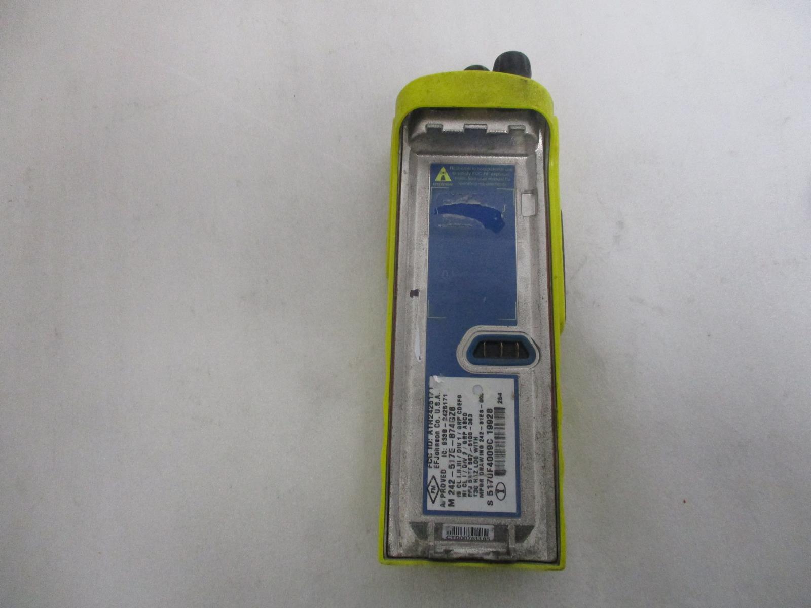 EFJOHNSON 5100 ESS 51FIRE ES PORTABLE RADIO YELLOW