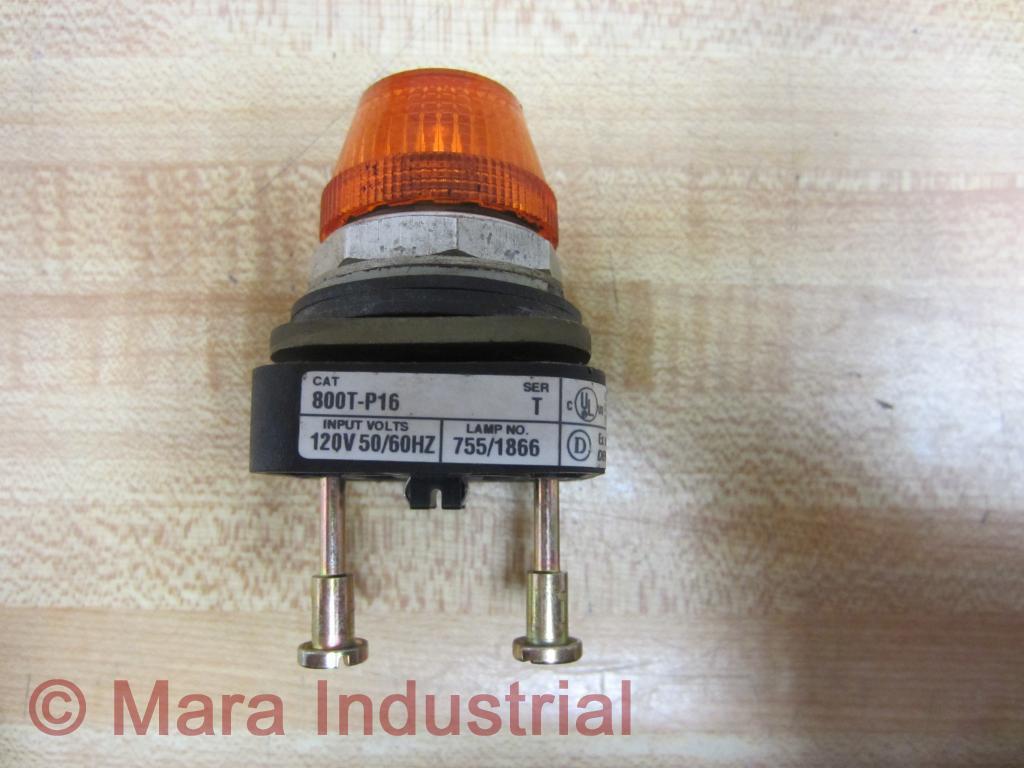 Allen Bradley 800T-P16A Amber Pilot Light 800TP16A (Pack of 5)