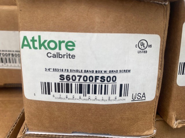 Calbrite S60700FS00 Weatherproof Box, 5.28″ L, 2.83″ W, 1.80″ D (NEW)