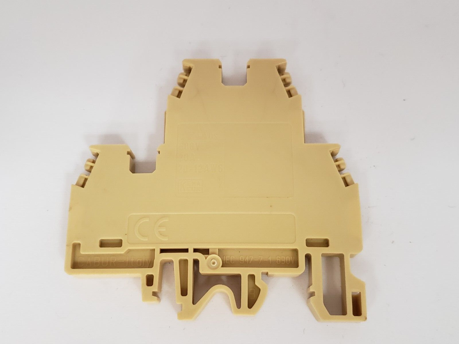 CABUR DAS-4 TERMINAL BLOCK 4mm 600V 20A 20-12 AWG (LOT OF 24) NNB