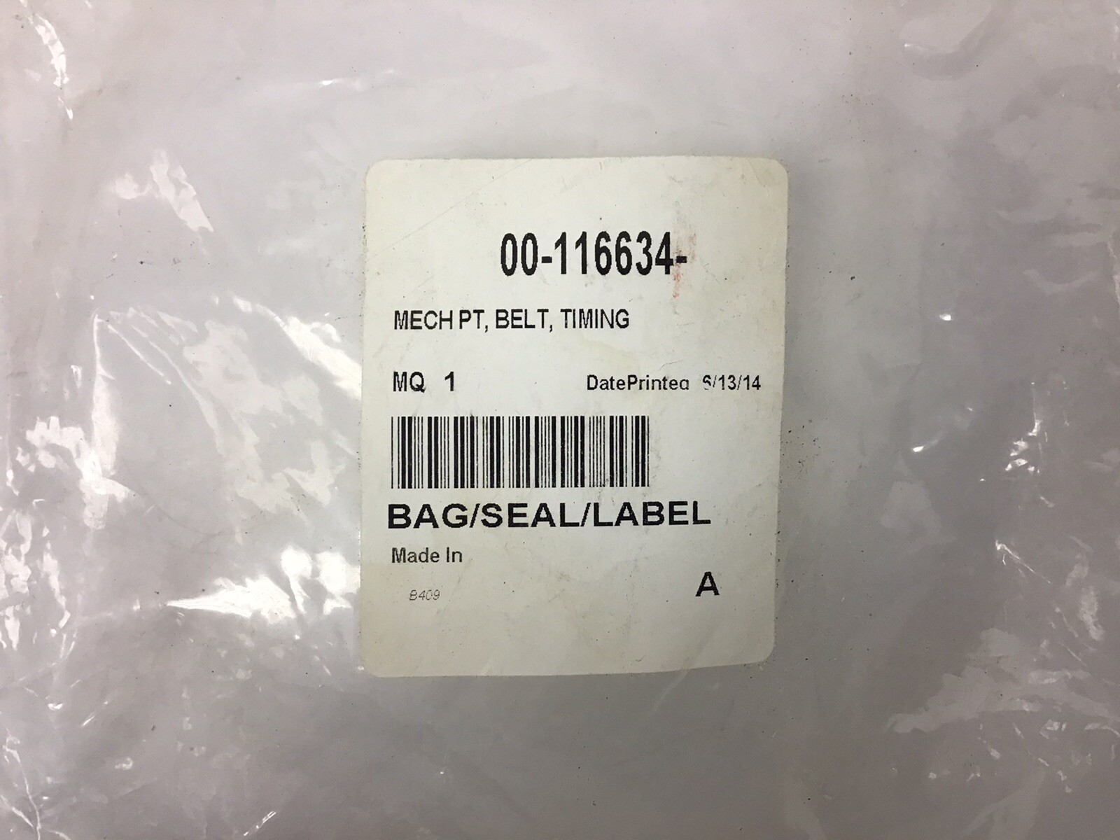 NEW Hobart 00-116634 OEM Replacement Belt