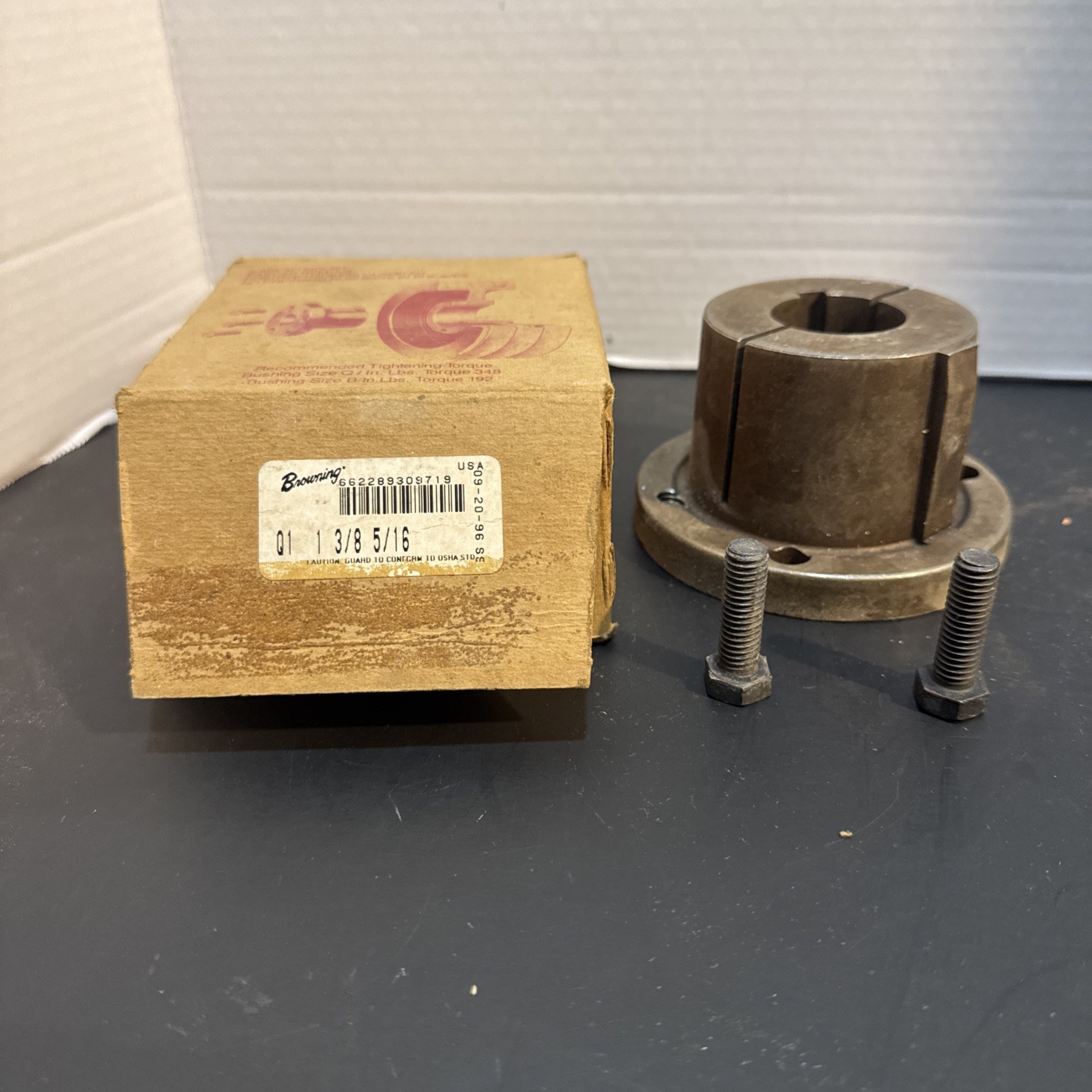 Browning Q1 1-3/8 – 5/16Kw Split Taper Bushing NOS