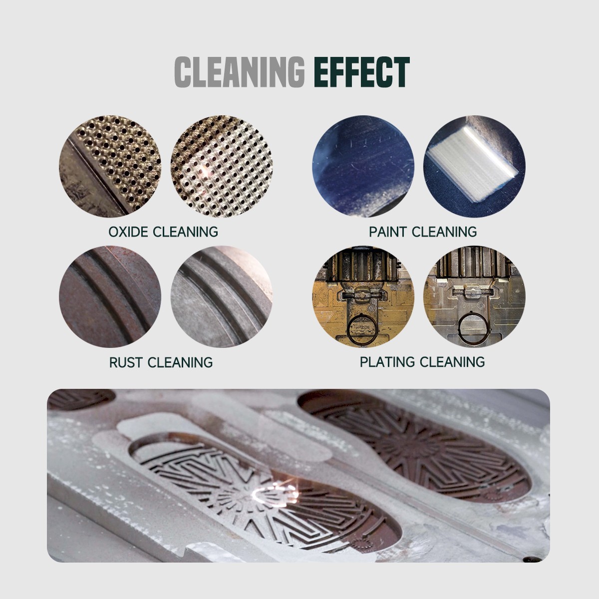 SFX 2000W Pulse Laser Cleaning Machine Laser Cleaner for Metal Paint Rust Coat