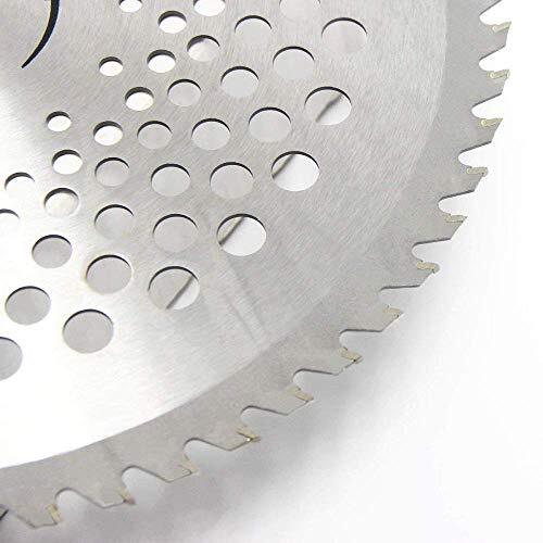 10″x80T Carbide Tip Brush Blade W/Adapter Kit for Cutter,Trimmer,Weed Eater,2SET