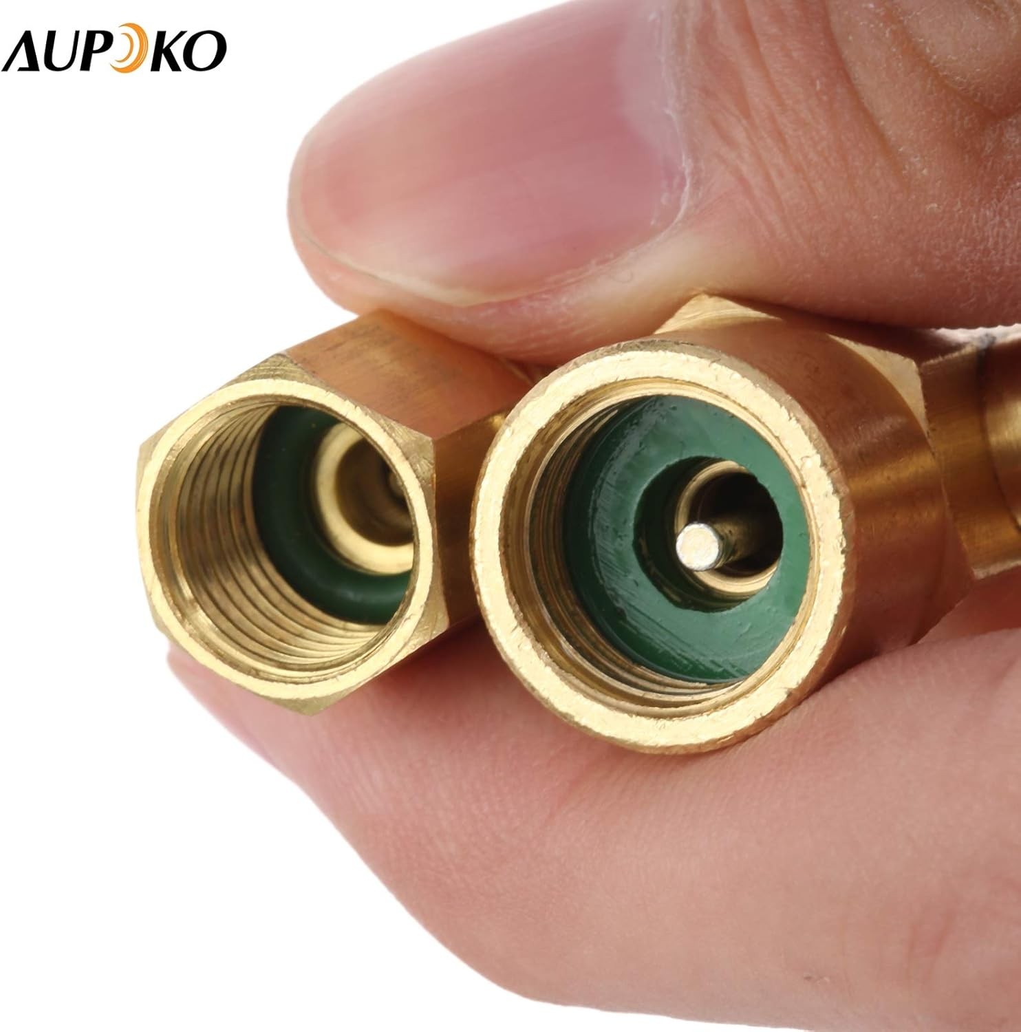 R1234YF Self-Sealing Can Tap with R134A Tank Adapter, 1/2’’ to 1/4’’ SAE Refrige