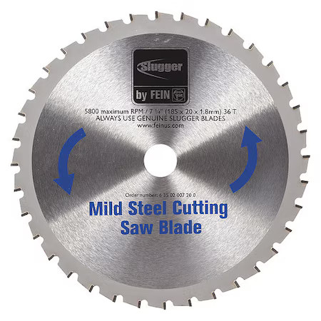 Fein 63502007200 Circular Saw Blade, Mild Steel, 7-1/4In.