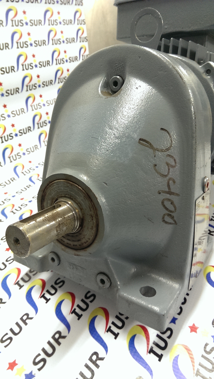 NSSP SEW EURODRIVE 1.5HP MOTOR RX61DT90S4 RX61 DT90S4 471RPM 3.61:1 3PH 230/460V