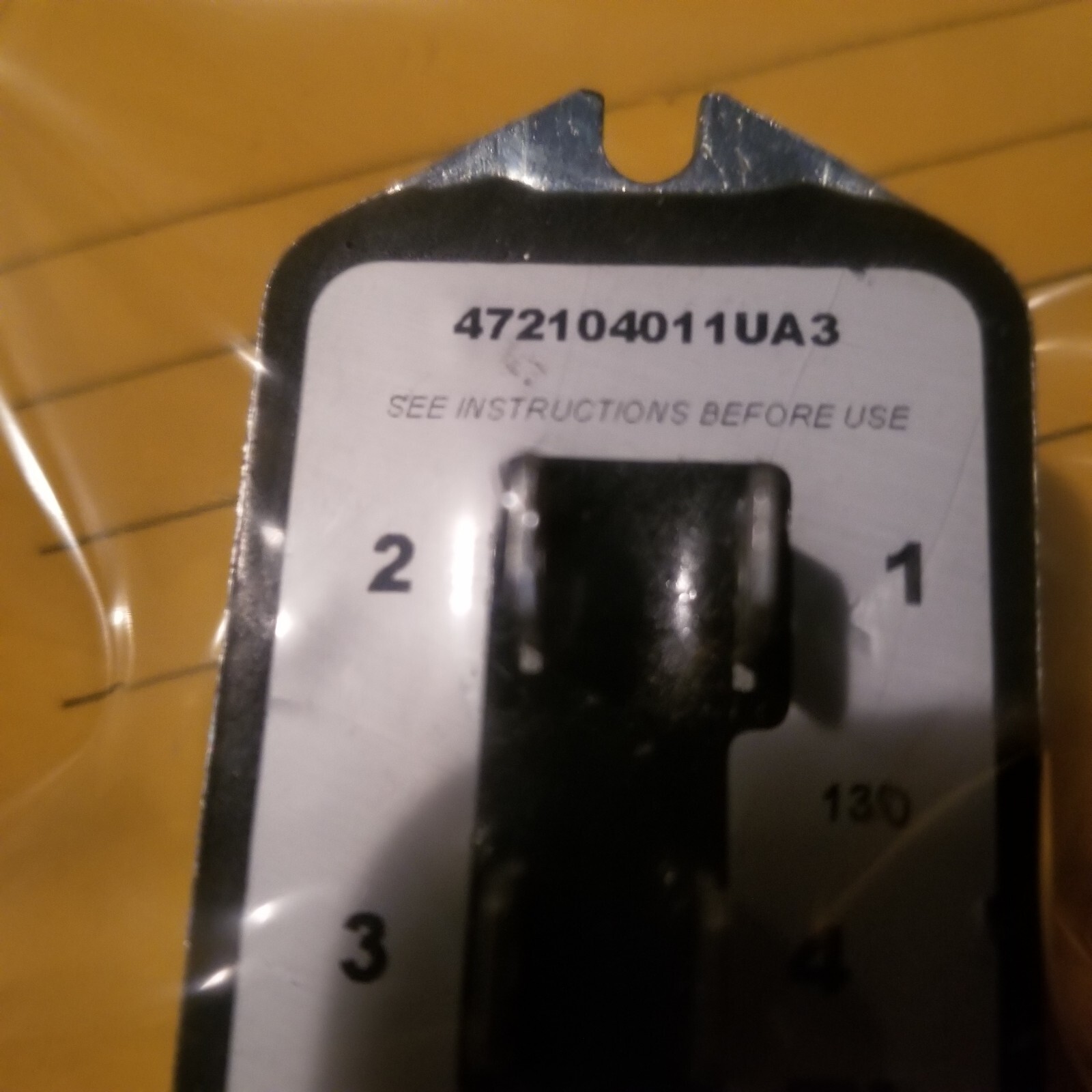 NEW STEARNS SINPAC SWITCH, 472104011UA3 , 115V , CV 40A , 50/60Hz , Cutout 130