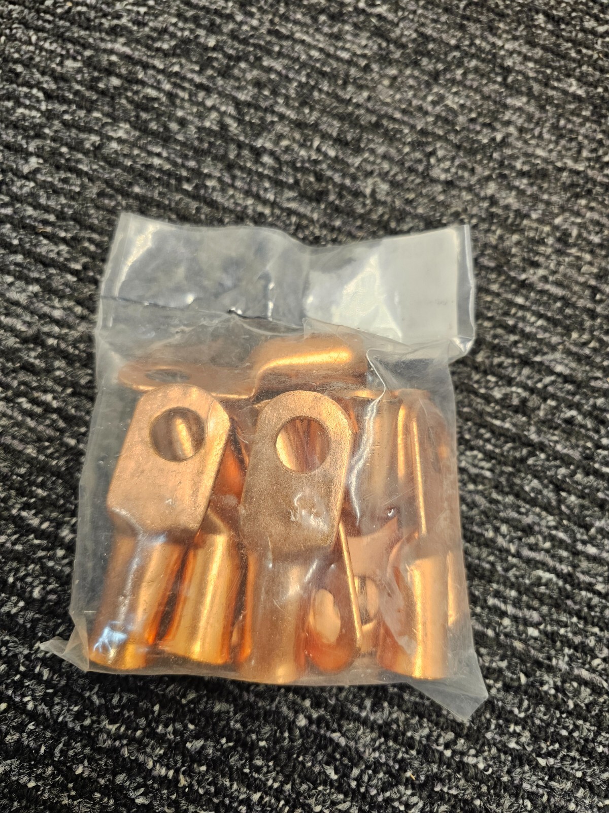 (QTY 110) Copper Lug Cable Crimp Wire Connectors Battery Terminal