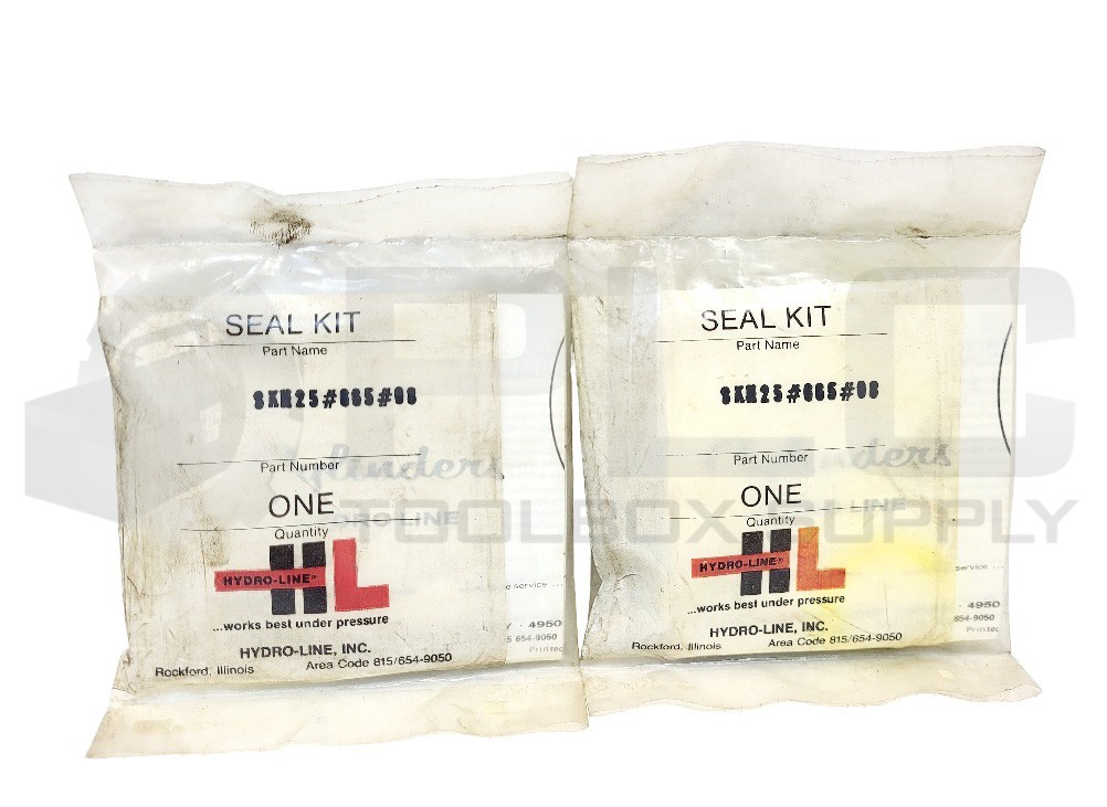 NEW SEALED LOT OF 2 HYDRO-LINE SKN25-665-08 PISTON SEAL KIT