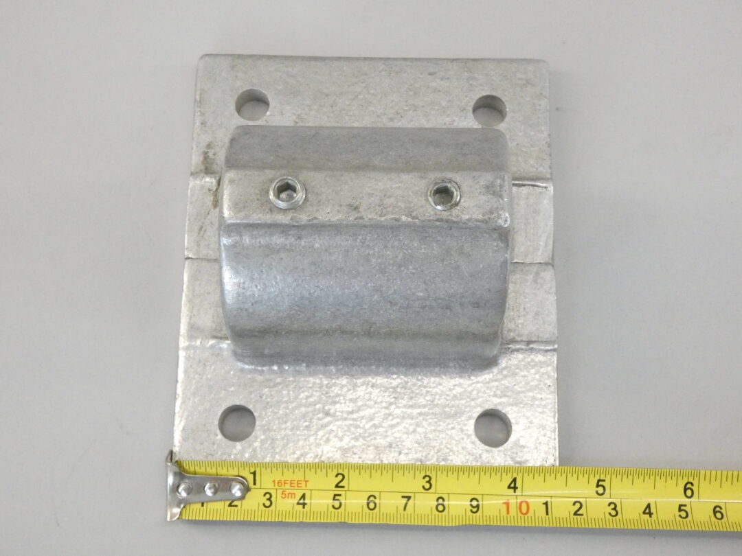 Square Flange Handrail Structural Fitting No. 52 Coupling 1-1/2″ Aluminum 535…
