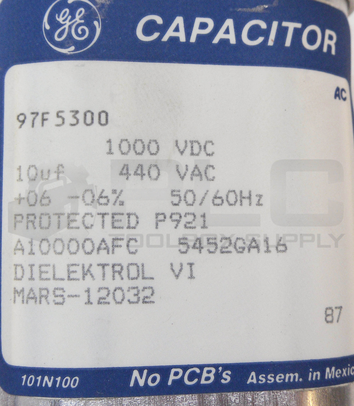 NEW MARS GENERAL ELECTRIC 685744-12032 CAPACITOR 97F5300 12032 *READ*