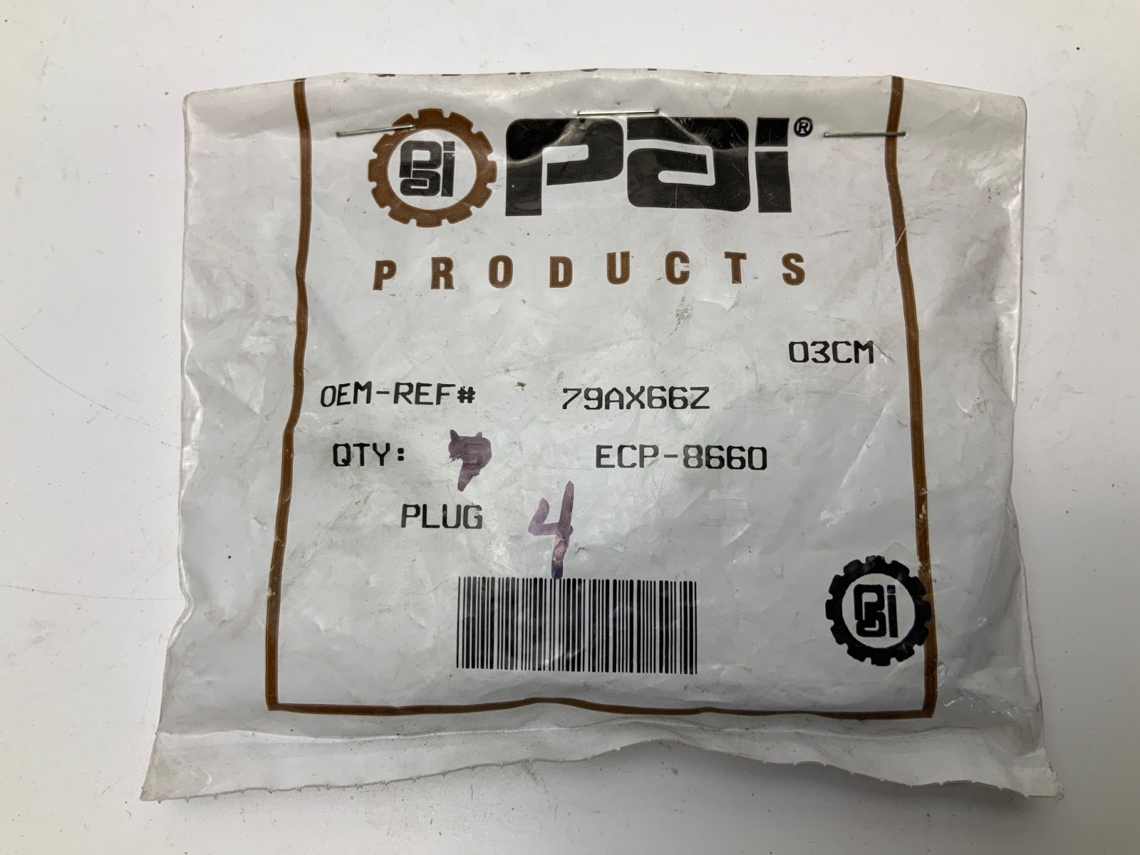 NEW PAI GENUINE PARTS ECP-8660 PACK OF 4 PLUG 79AX66Z