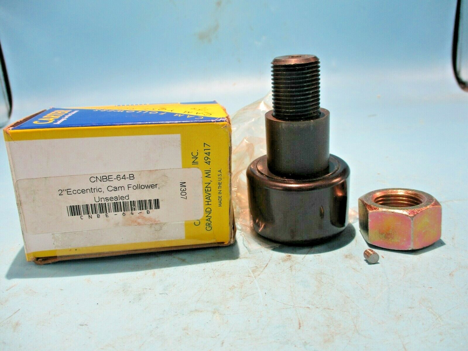 NEW CARTER CNBE-64-B 2″ ECCENTRIC CAN FOLLOWER BEARING