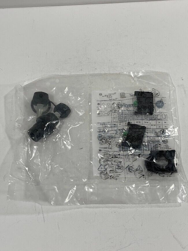 Bradley 800FP-KM35PX20 22mm Selector Keyed Switch 3 Position Standard Knob