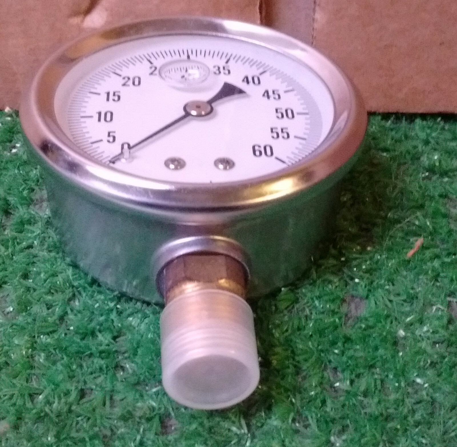 1 NEW PIC S201L-254D GLYCERIN FILLED PRESSURE GAUGE NIB ***MAKE OFFER***