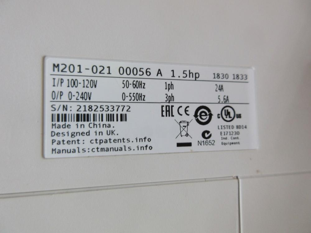Nidec M201-021-00056-A Control Techniqes AC Servo Drive