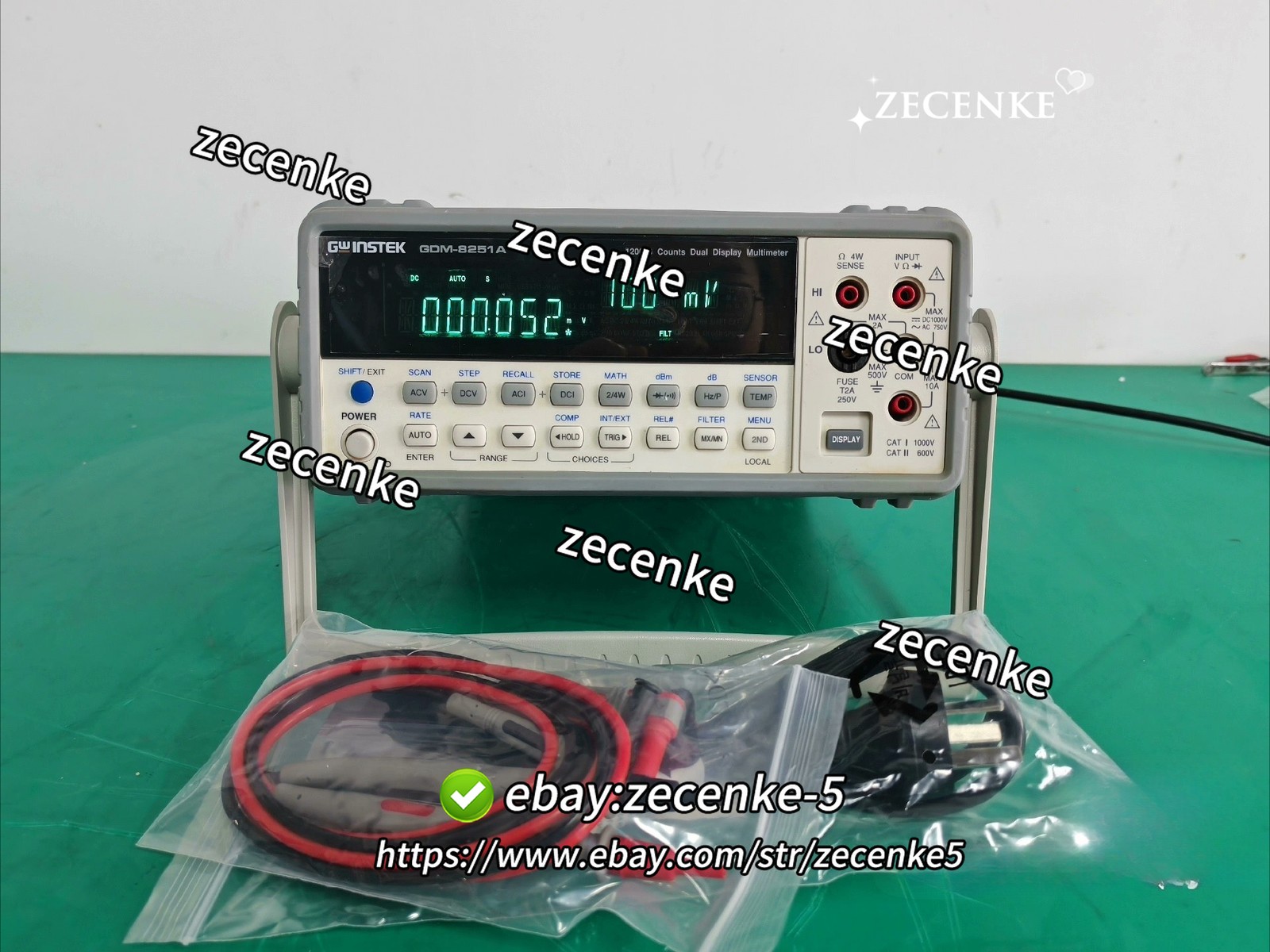 1PCS GW Instek GDM-8251A GDM8251A Dual Display Multimeter