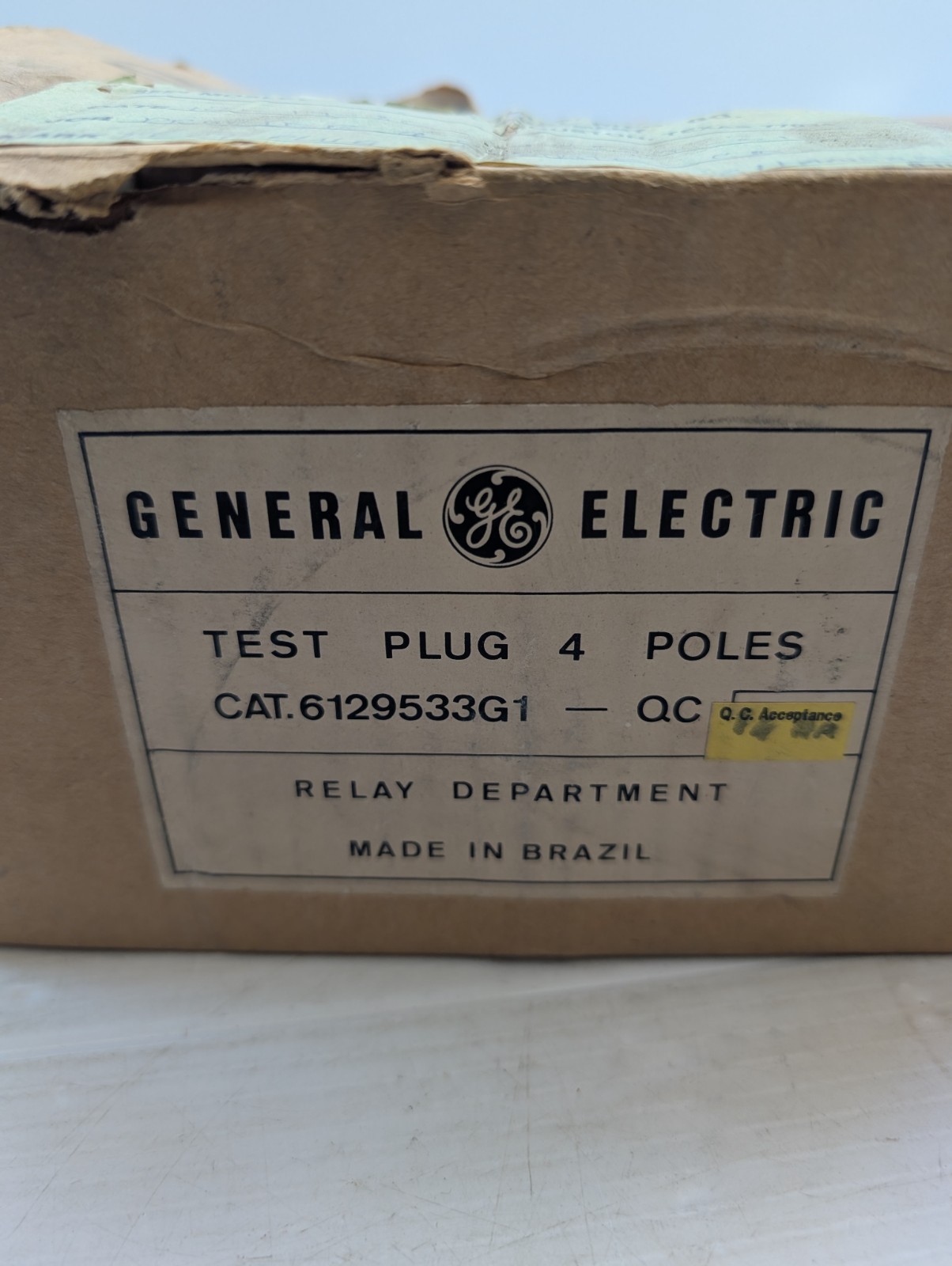 GENERAL ELECTRIC 6129533G1-QC TEST PLUG 4 POLE