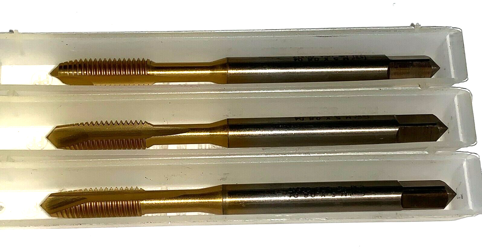 GREENFIELD SPIRAL POINT TAP 360868 M5 X 0.8 22.22MM LOC 60.32MM OAL LOT OF 3