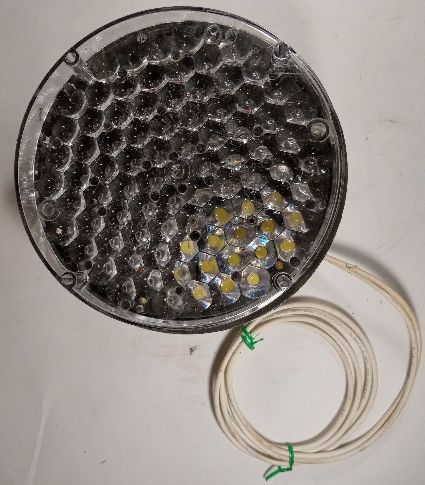 1 NEW GE RM4-WCFB-75B-92G WHITE LED SIGNAL LIGHT NIB ***MAKE OFFER***