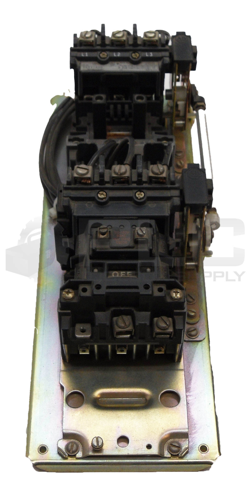 ALLEN BRADLEY 505V-A0D /B REVERSING STARTER SIZE 0 600VAC W/ CB236 COIL 505V-AOD