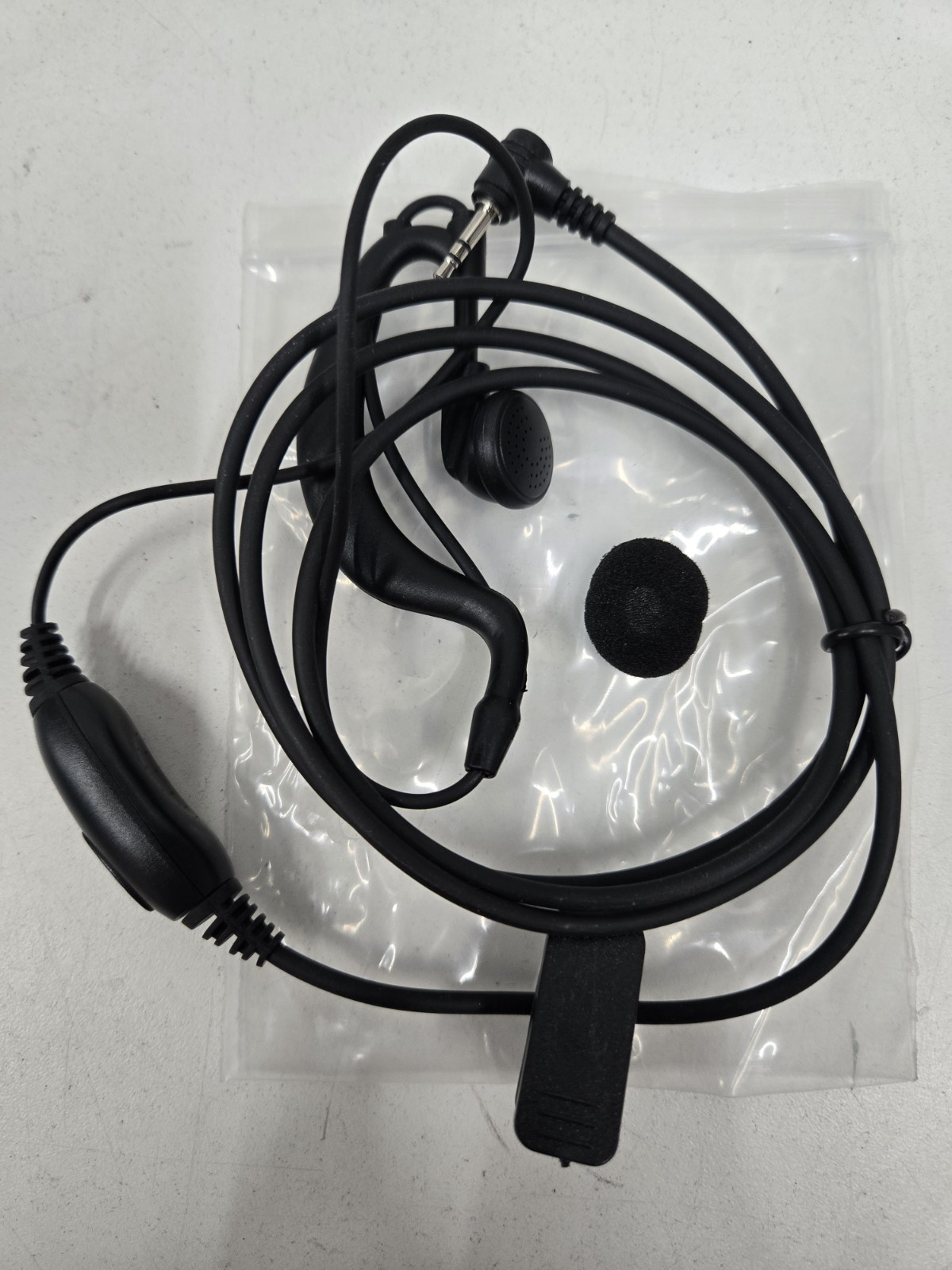 Lot of 10 abcGoodefg Earpiece Headset Push to Talk