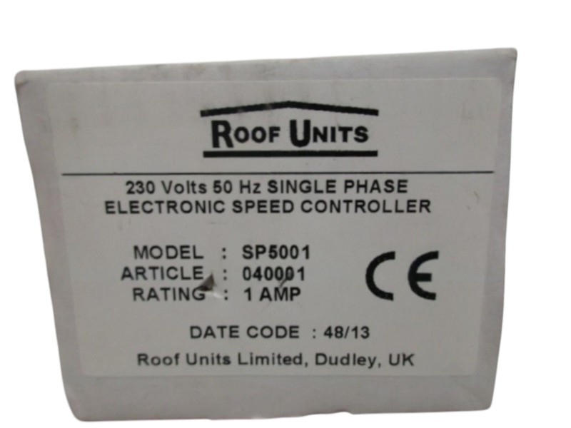 ROOF UNITS SP5001 SPEED CONTROLLER NSMP