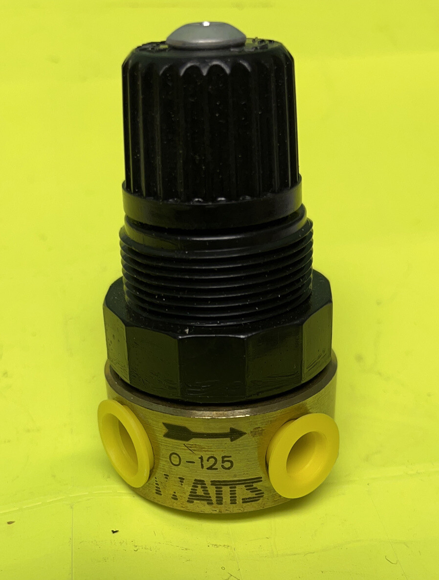 Watts R364-02C Mini Regulator 2- 1/4”Ports,2- 1/8”Gauge Ports 0-125psi,NEW-USA