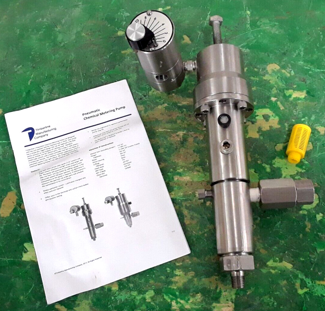 🟠TIMBERLINE PNEUMATIC CHEMICALMETERING PUMPPESSCO IS OFFERING 1 C021723-1-5 🗽