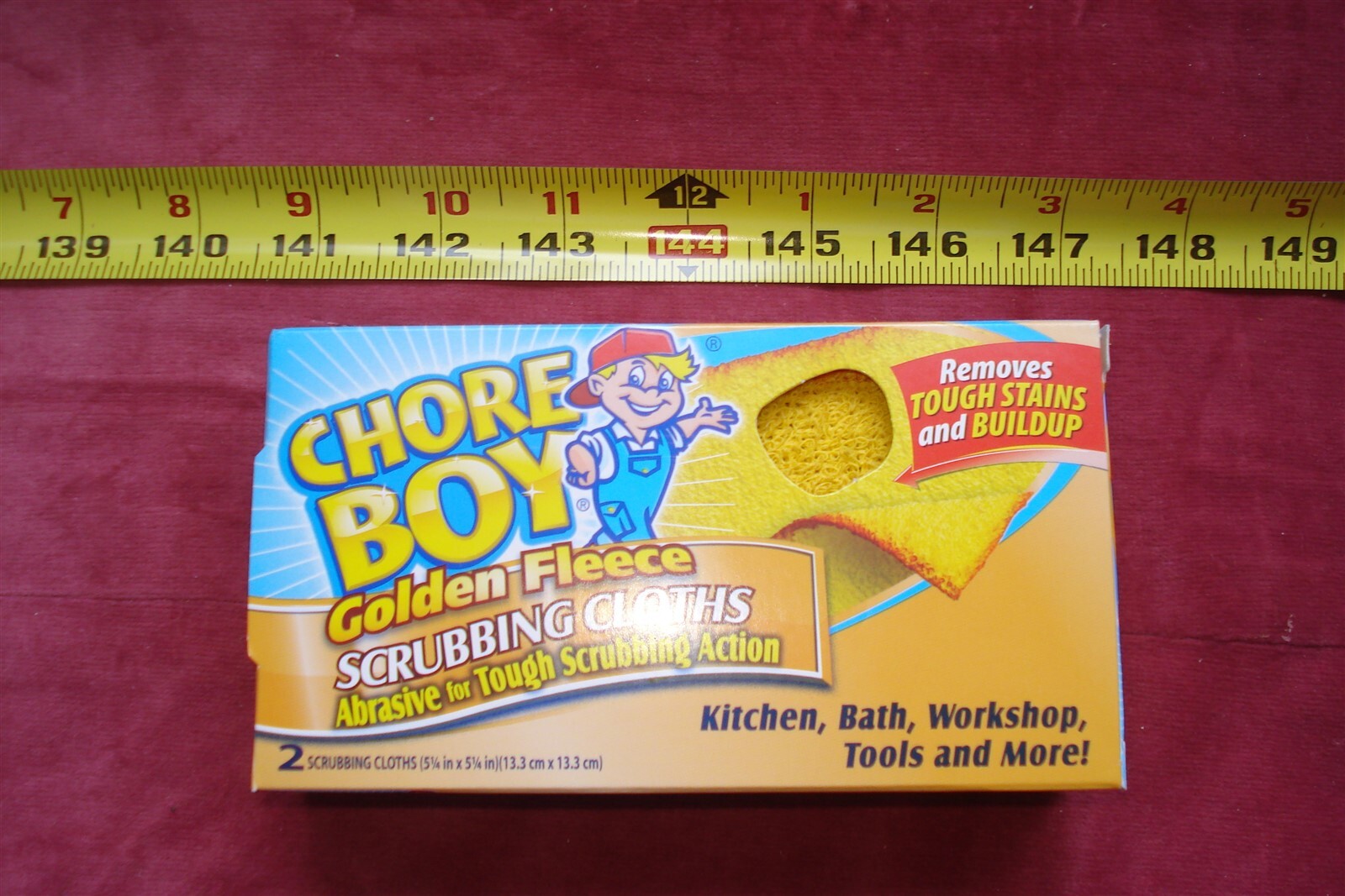 (0067.) Chore Boy “Golden Fleece” Scrubbing Cloths—00217