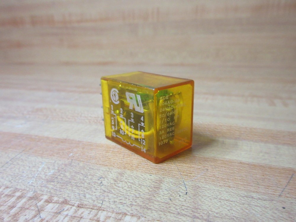 Cornell Dubilier 104AO-24V AC CDE Relay 104AO-24