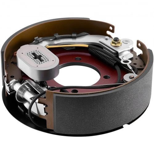 Electric Trailer Brake Kit, 12.25 x 3.375 Inch, 2 Pairs Self-Adjusting Electric