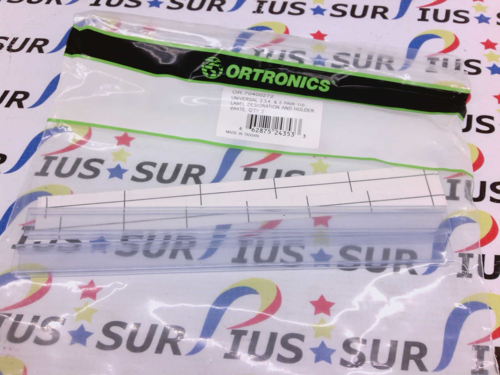 NSOP 2 Ortronics 110 Universal 2 3 4 5 Pair Label Strips And Holder OR-70400272