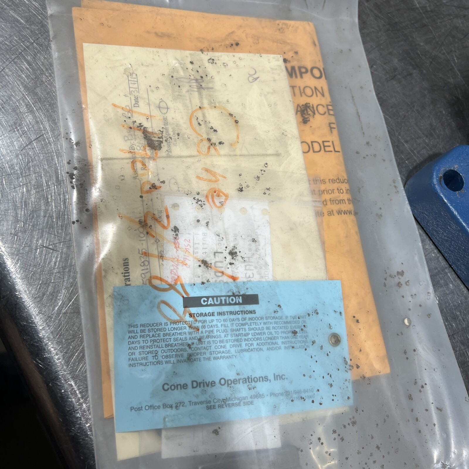 CONE DRIVE Model HU30A060-1 Gear Box Nos Surplus