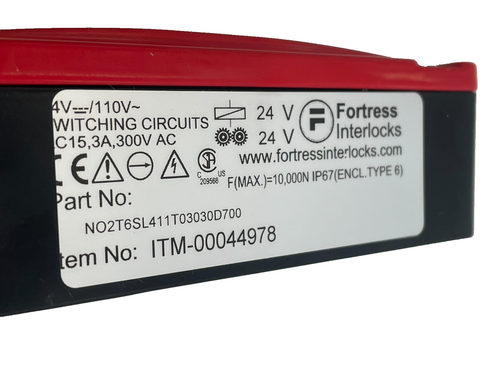 NEW FORTRESS INTERLOCKS ITM-00044978 24V LOCK UNIT NO2T6SL411T03030D700