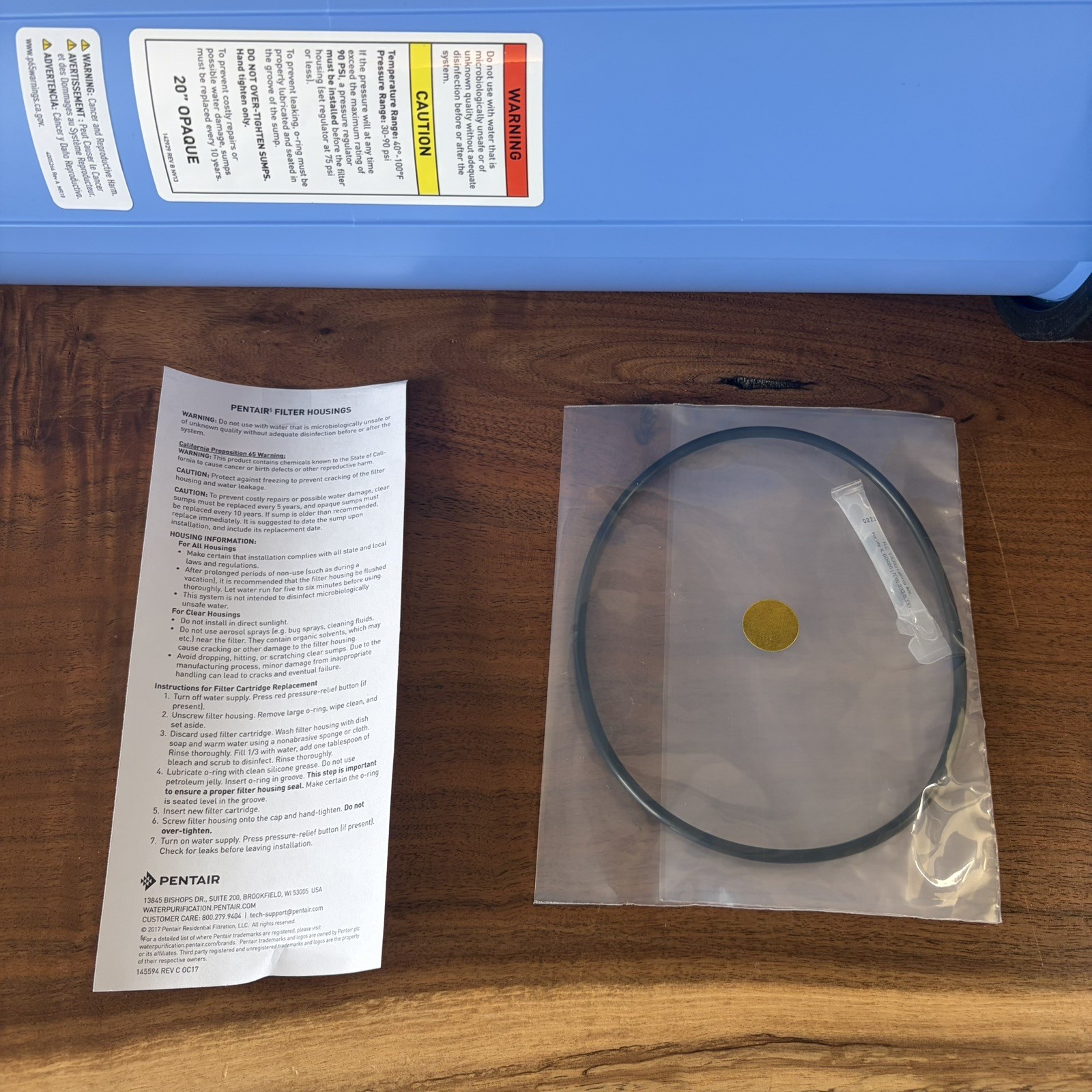 Pentair Pentek 150235-75 20 GPM 90 PSI Filter Housing