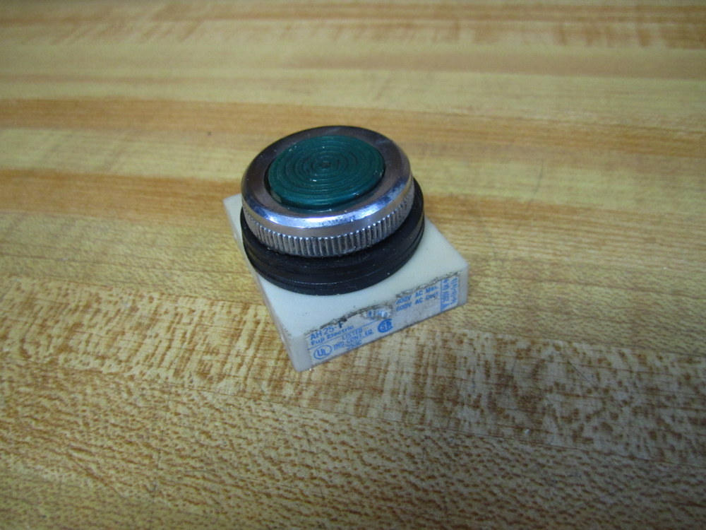 Fuji AH25-F Push Button AH25F Green (Pack of 6)