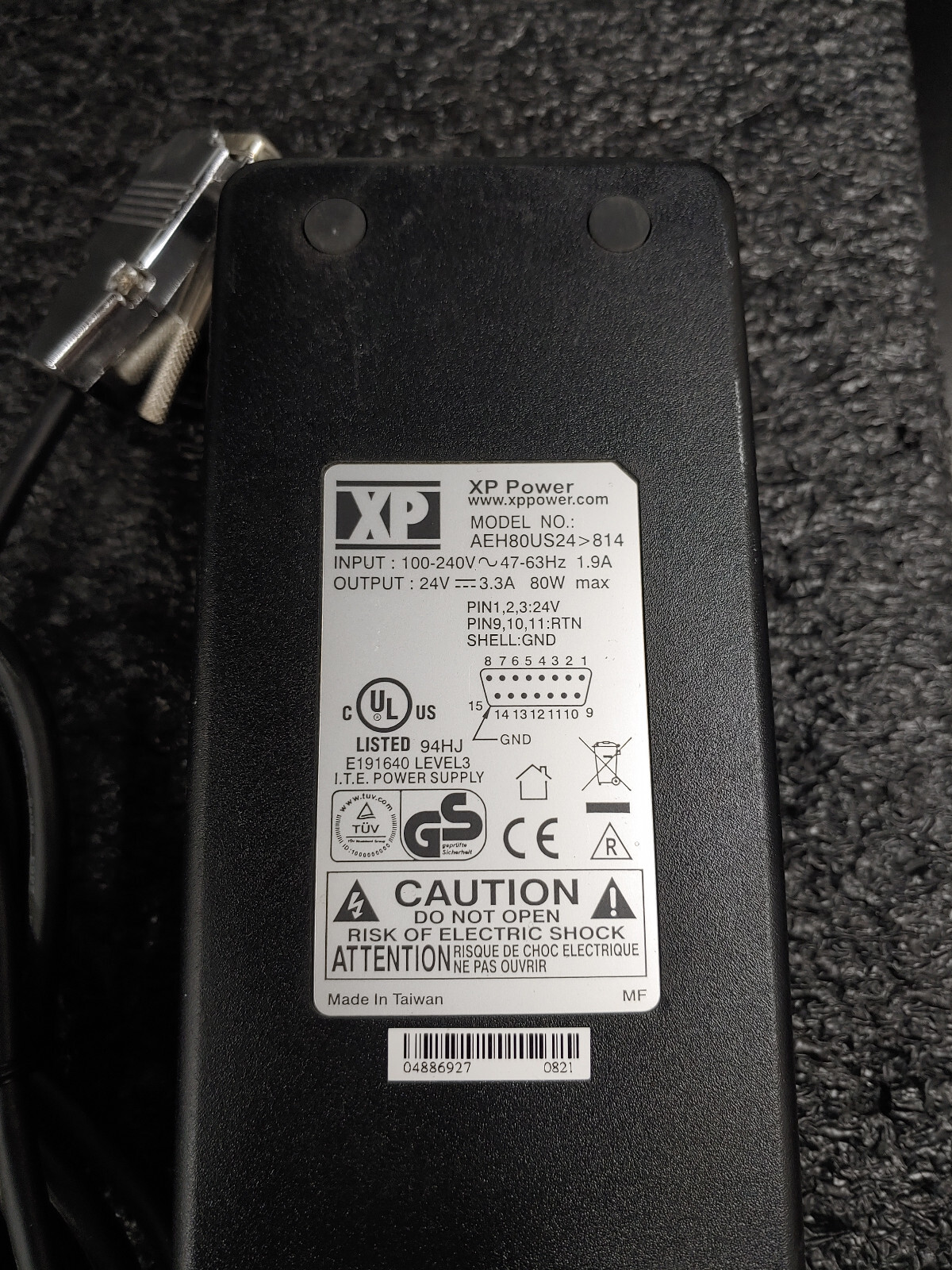 XP POWER AEH80US24 24V 3.3A 80W Output AEH Series Power Supply