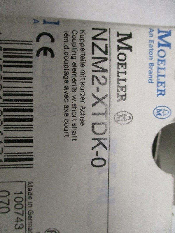 KLOCKNER MOELLER NZM2-XTDK-0 COUPLING ELEMENTS W/ SHORT SHAFT NSMP