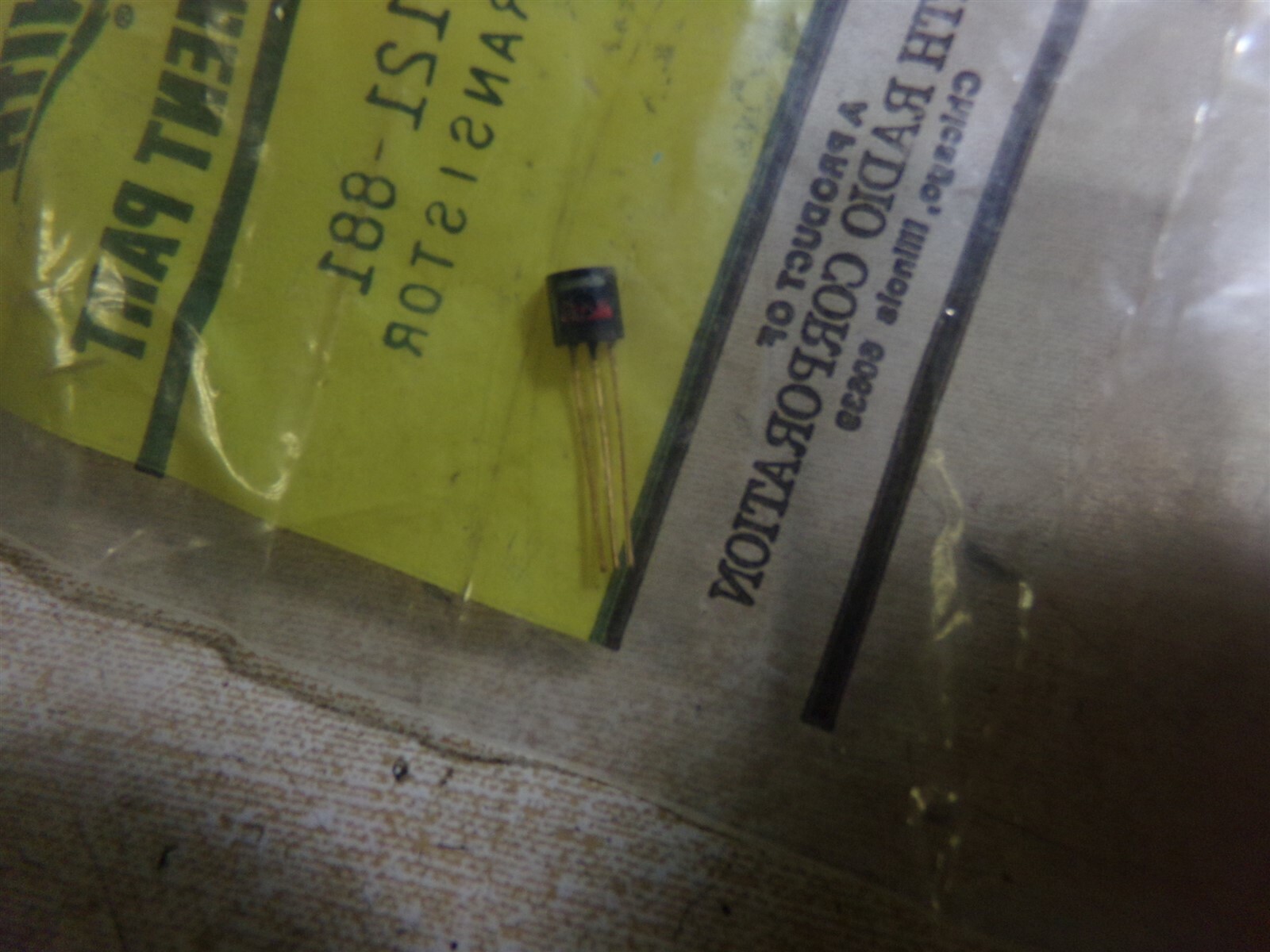 NEW Zenith 121-881 Transistor *FREE SHIPPING*