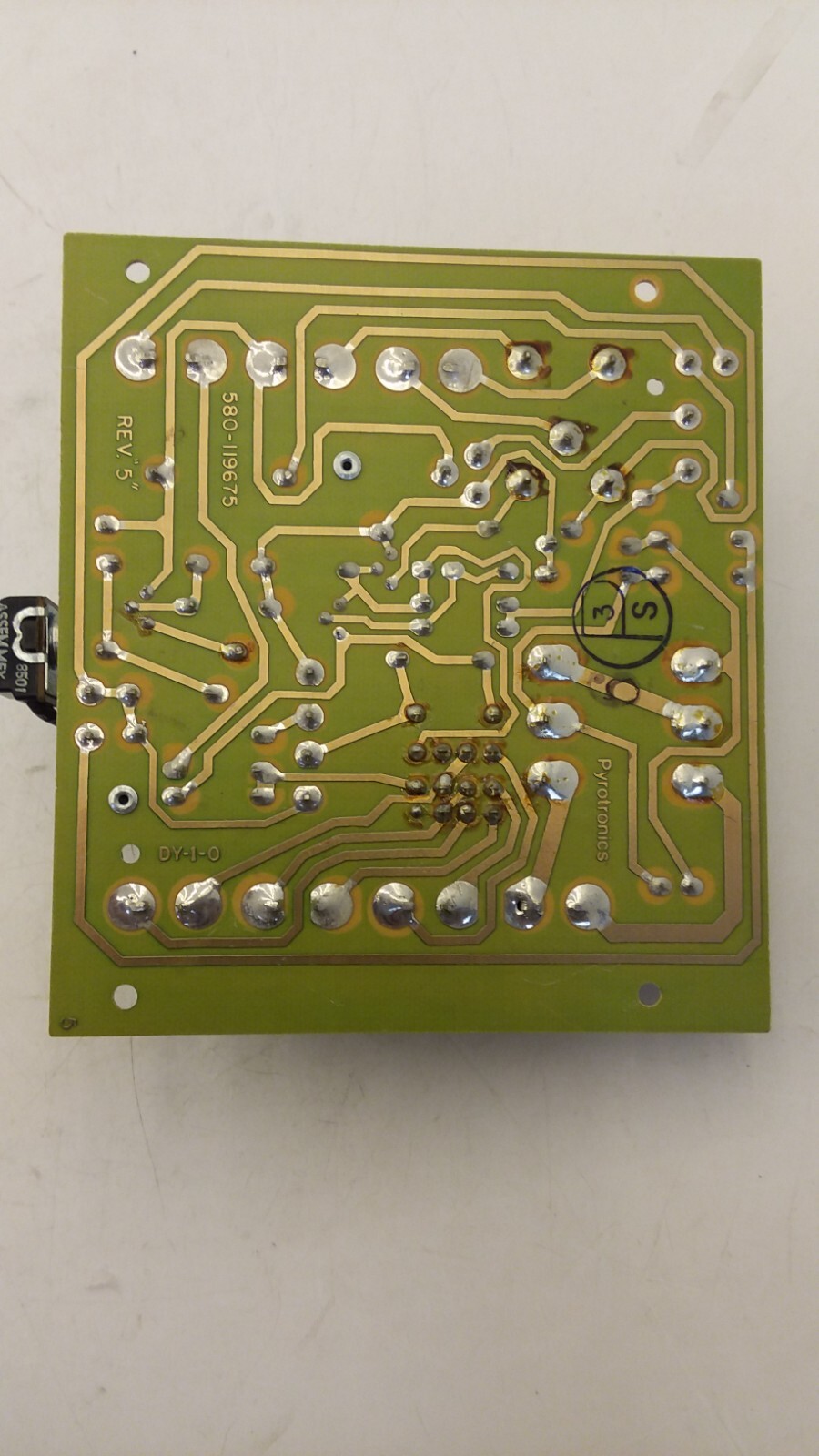 PYROTRONICS 580-119675 CIRCUIT BOARD MODULE (REV. 5) W/KEY
