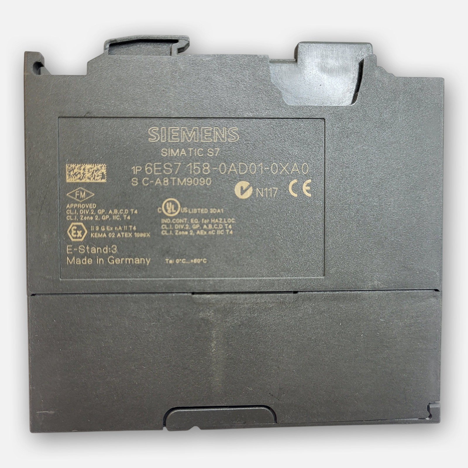 LOT OF 2 SIEMENS 6ES7158-0AD01-0XA0 COUPLER MODULE, SIMATIC S7, 24VDC