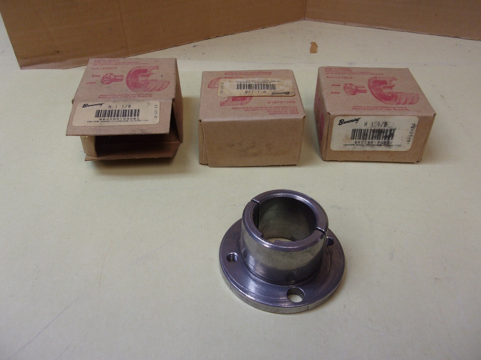 Browning H 1-1/8″ Tapered Bushing , Lot Of 3