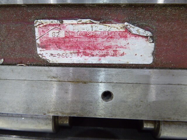 Suburban Tool Model MC-612-FP-S2 Fine Pole Magnetic Compound Sine Plate M3876