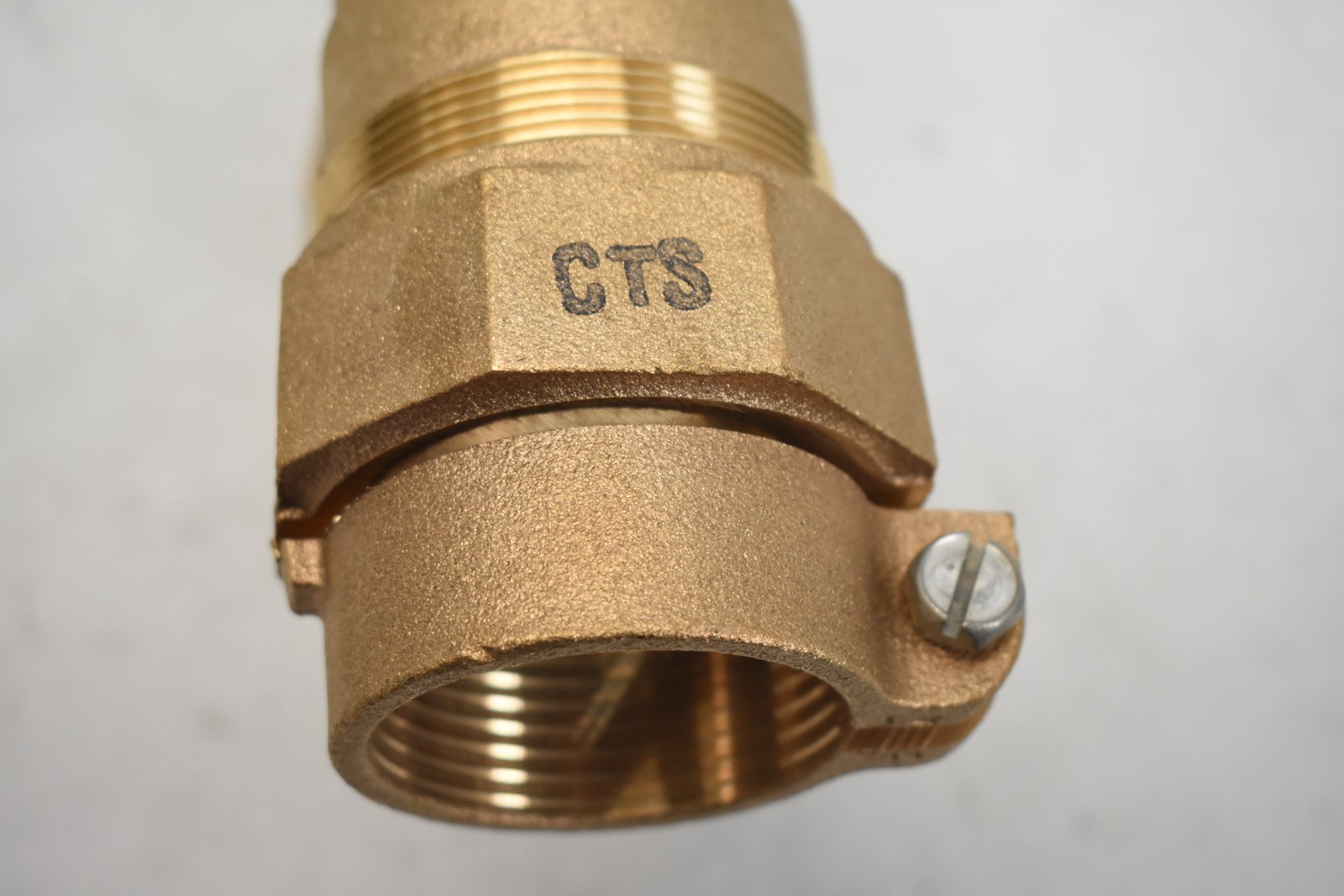 Ford Meter Box Joint CTS Water Service Brass Reducing Tee 2″ x 2″ x 2″