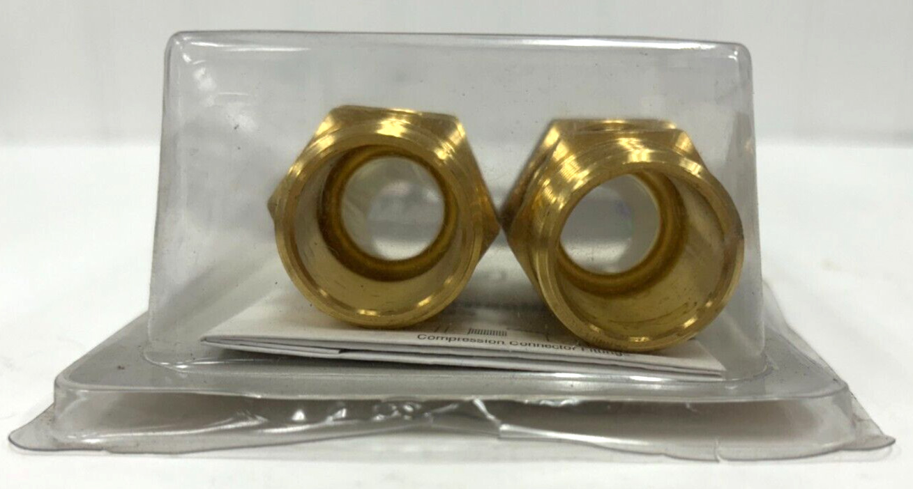 UTILITECH 0188391 COMPRESSION FITTINGS 3/4″ ***LOT OF 2***
