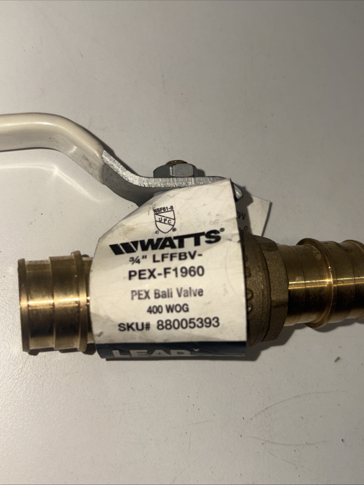 Watts 88005393 3/4 LFFBV-PEX-F1960 Ball Valve